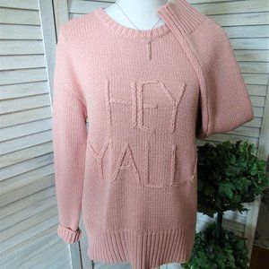 CUPIO Hey Yall! Sweater M